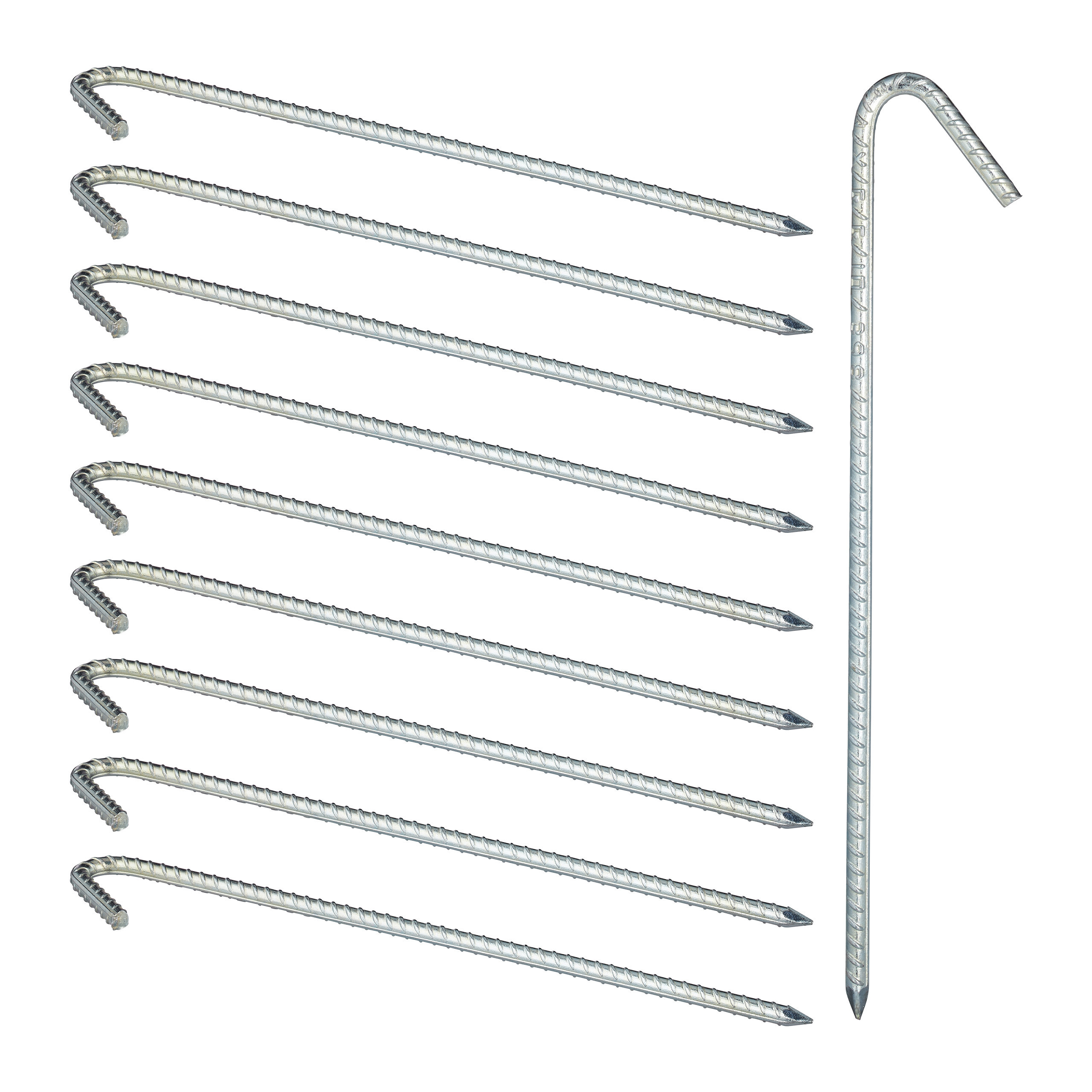 10 Silvery Ground Anchors