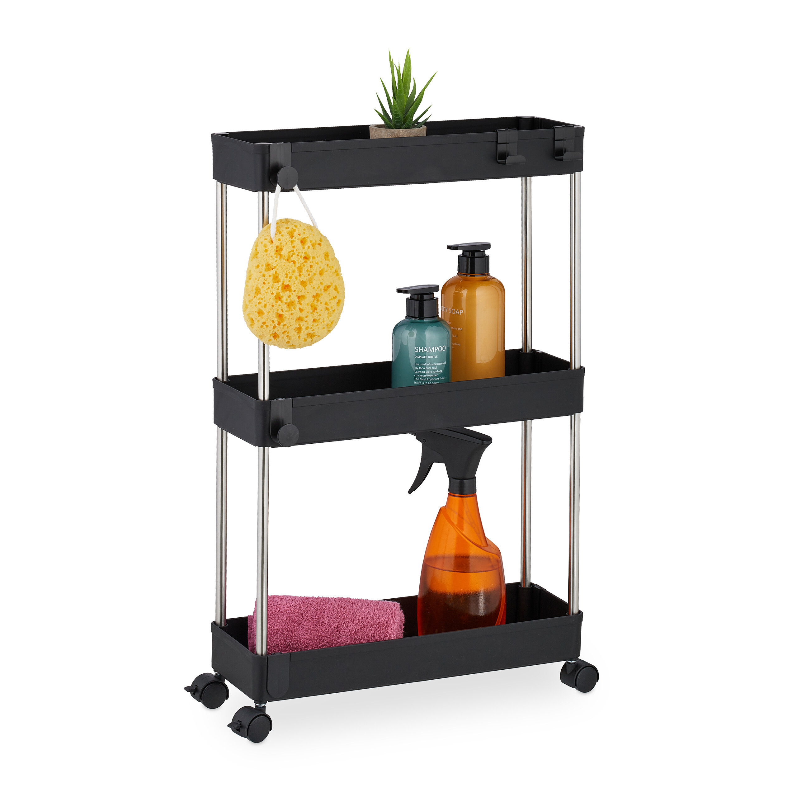 Niche Car In Black - (w)41.5 X (h)62 X (d) Cm