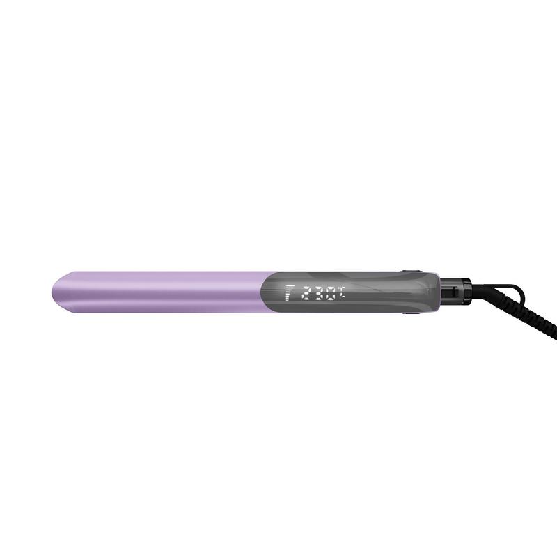 Flat Iron With Ceramic Coating And 6 Lcd Temperature Settings – Perfect Smoothness And Hair Protection
