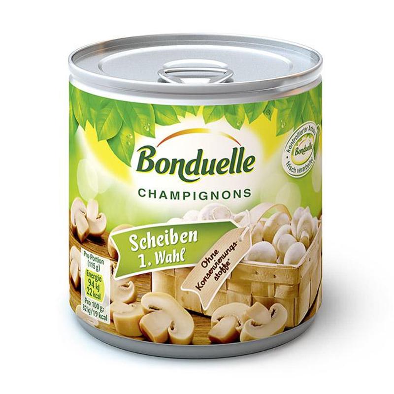 Bonduelle Gourmet Mushroom Slices, Finest Selection, 200g, 12-pack