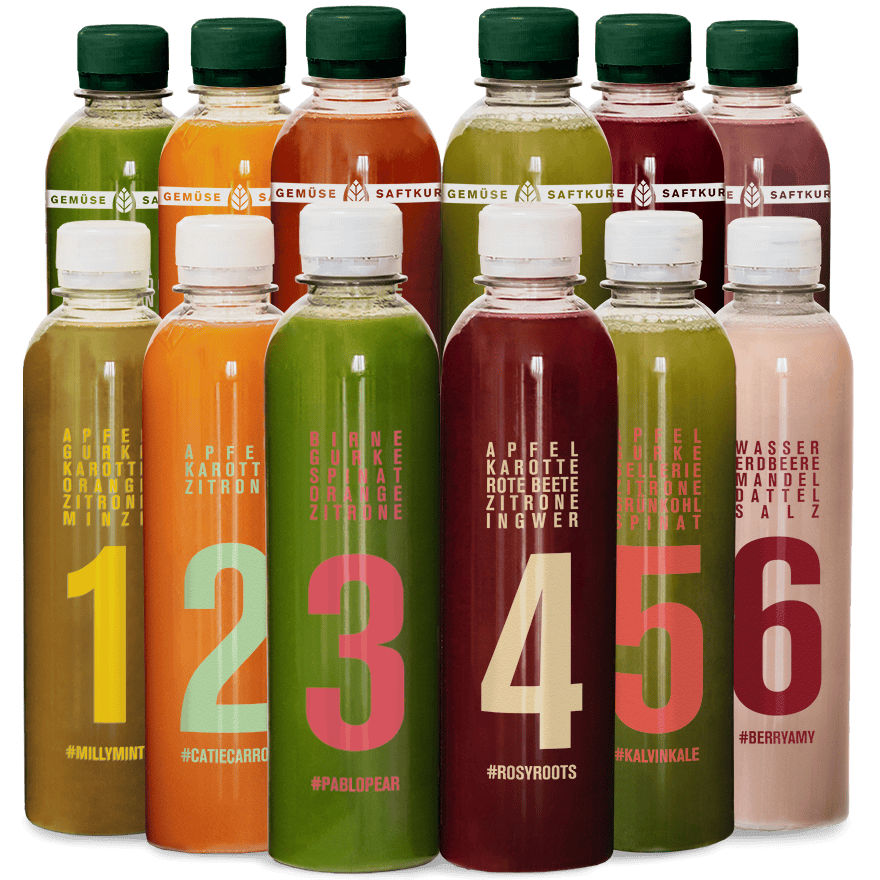 3-day Combo Juice Cleanse (includes €4.50 Deposit)