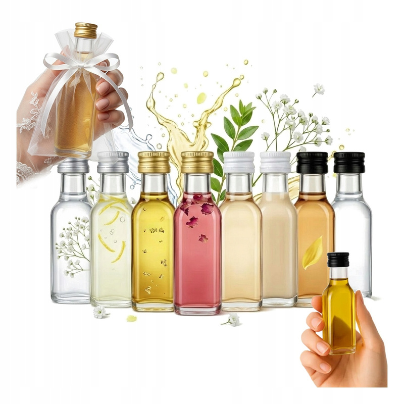 10pcs Of 20ml Glass Bottle Wedding Party Gift For Guests Liqueur Syrup