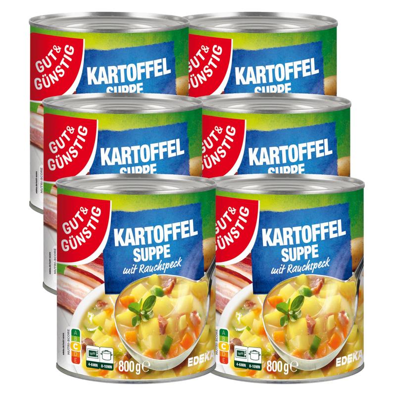 6x Good&cheap Potato Soup With Smoked 800g (6x800g)