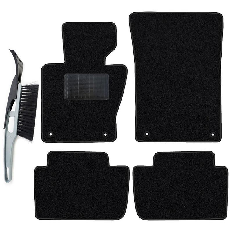 Image of Velour Car Mats Complete Set Fitting X3 E83 Grey.