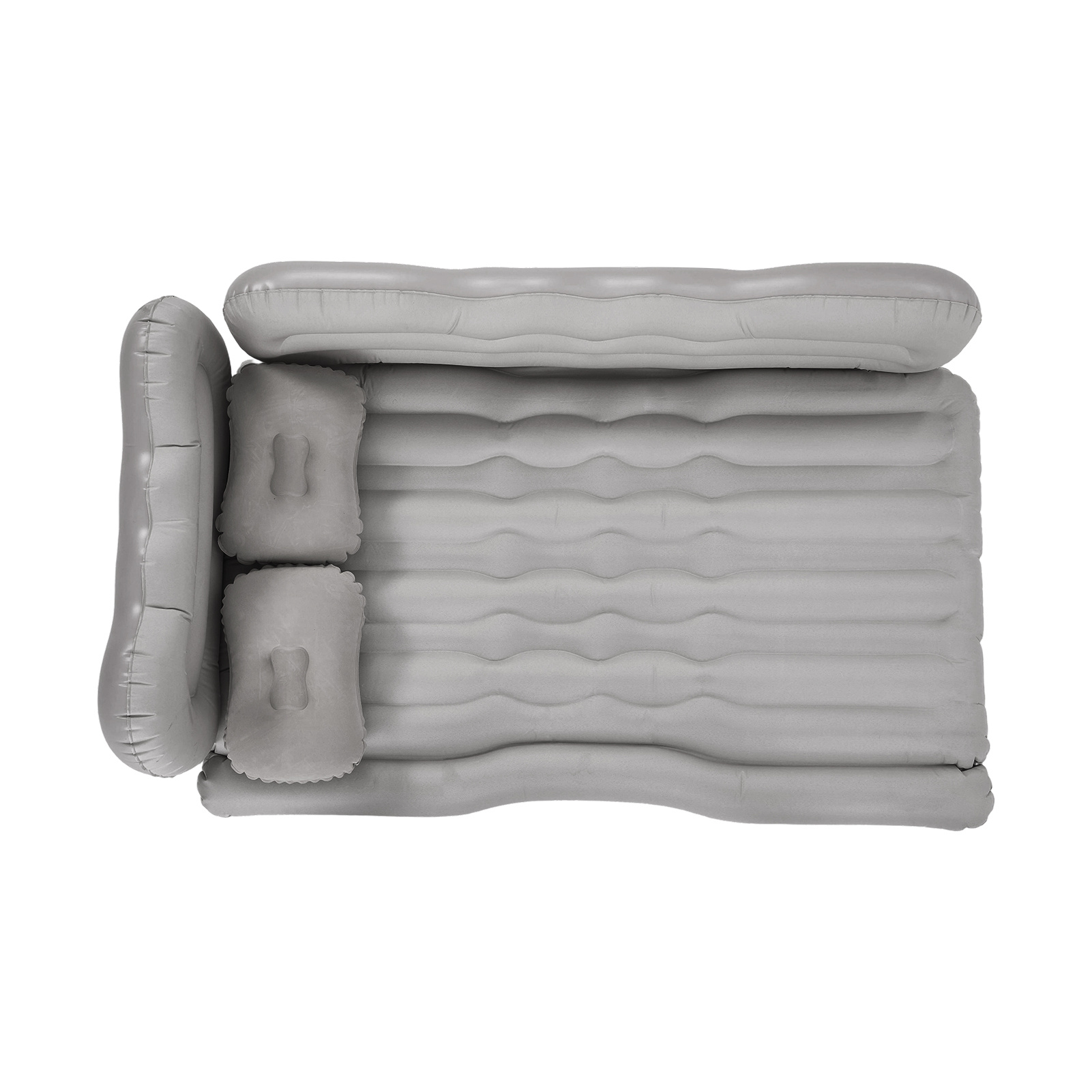 Upgraded Side-Guard Car Rear Inflatable Sleeping Pad, Grey