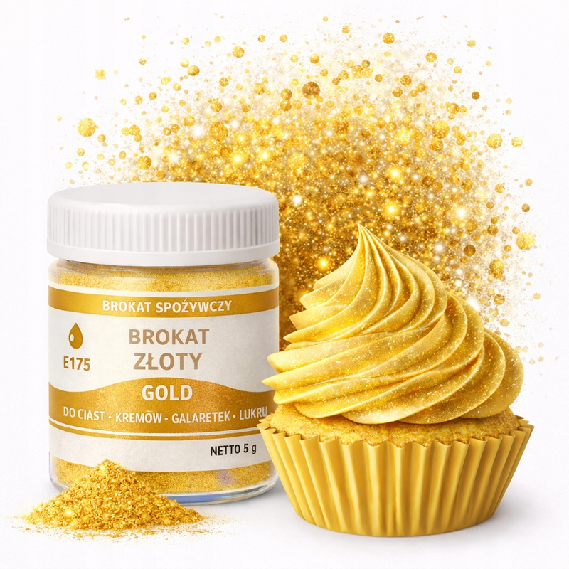 TEMU Food Golden Powder For Cake Batter Dessert Mass Production