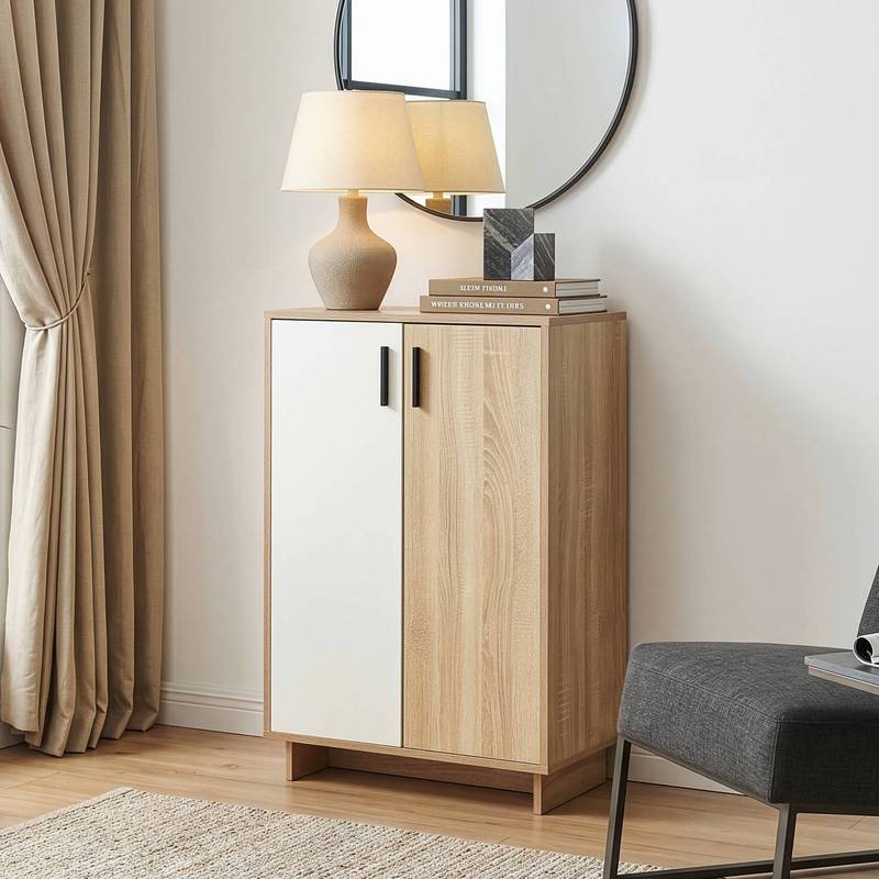 Image of Supplement Cabinet Kenta With 2 Doors X 35 Cm Oak Optic / White