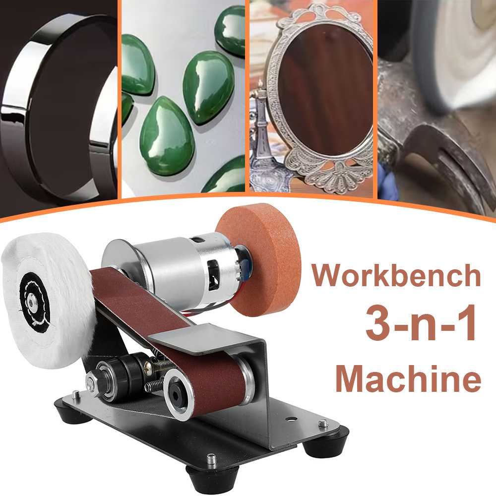 3-in-1 Sander & Knife Sharpener – 7-speed Variable Control, 15° Fixed-angle Grinding, For Home Workshop, Diy, Woodworking & Tool Maintenance