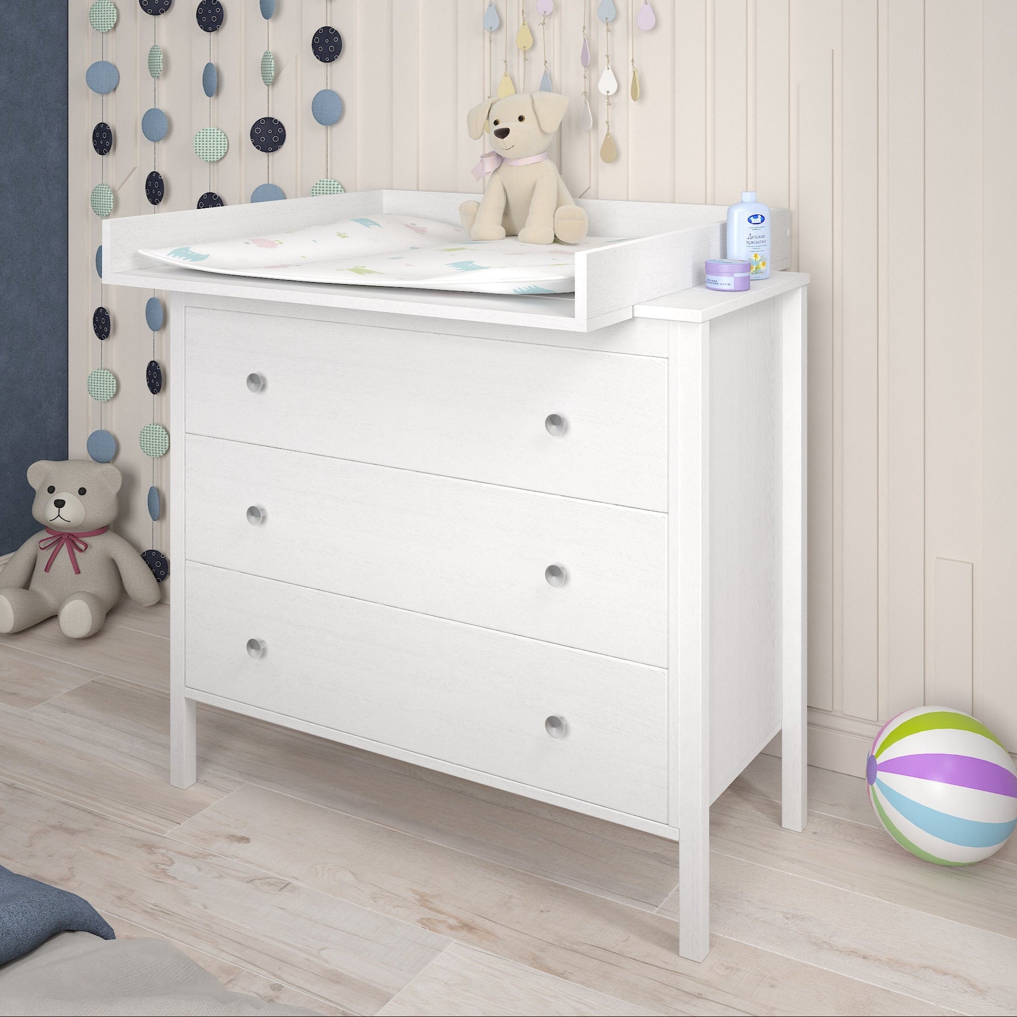 Shefa Kids Changing Top, Universal Compatible with Most Dressers