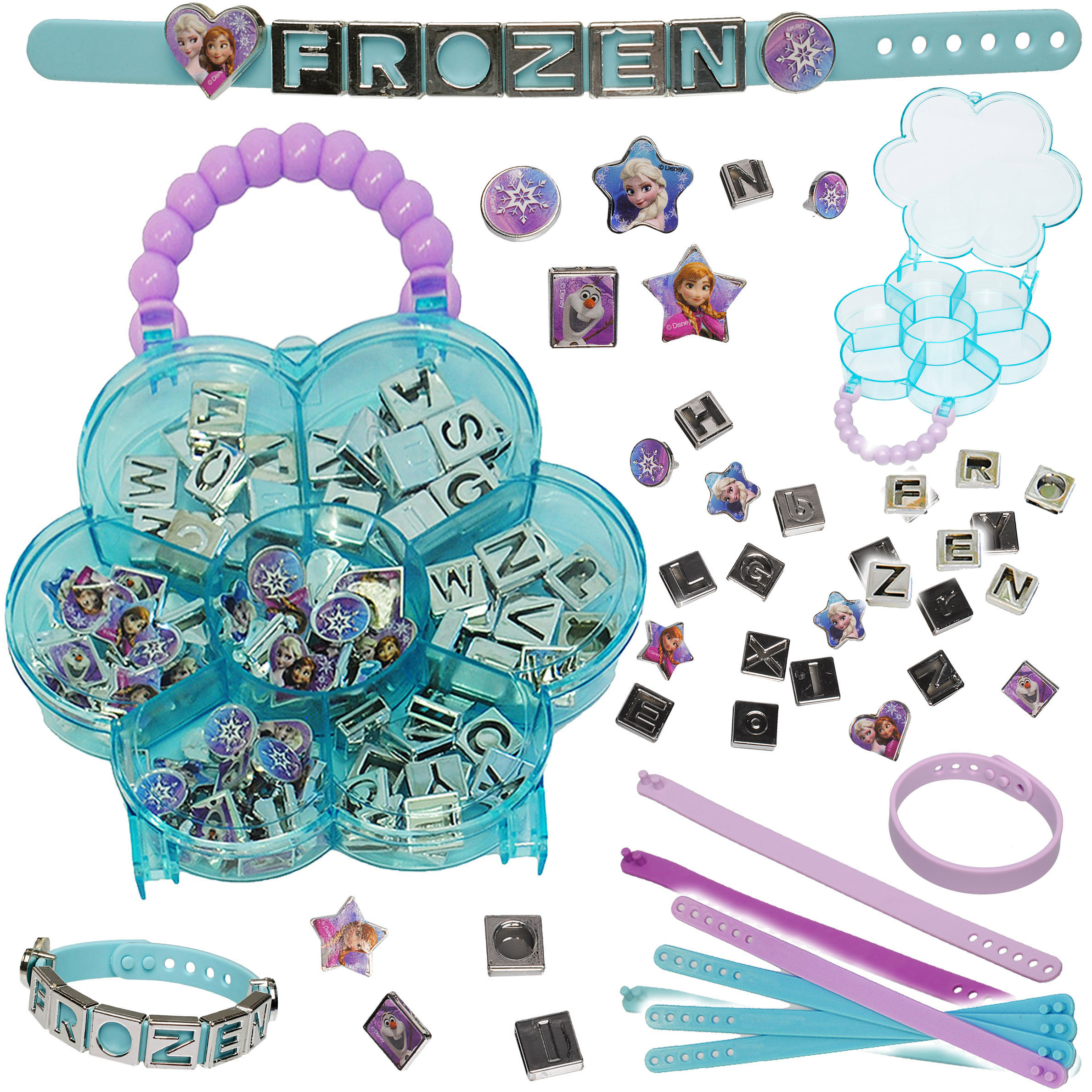 Xl Craft Set - Bracelets & Jewelry - "the Ice Queen - Frozen" - Girl - Bracelet . Storage Box - E.g. Jewelry Box Jewelry Case - Jewelry Box..
