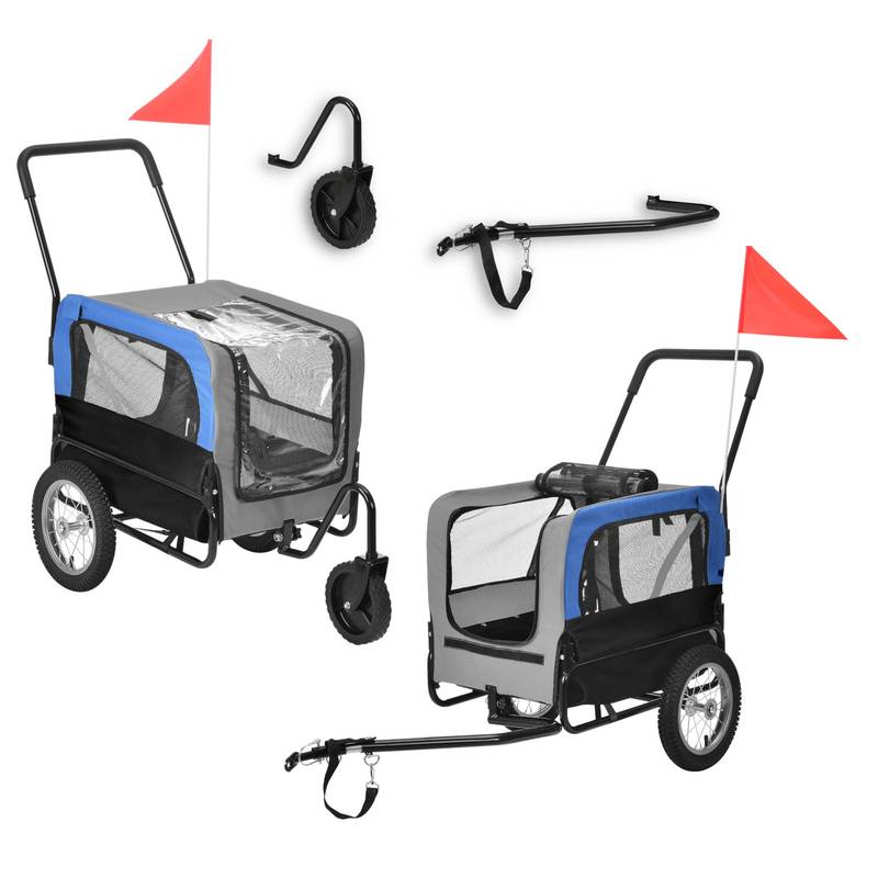 Bicycle Trailer 2 In 1 Trailer Jogger Dog .tec