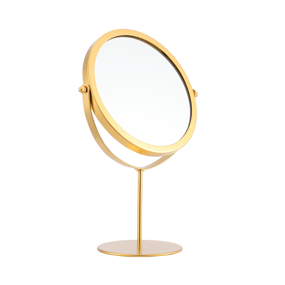 Portable Round Dressing Table Makeup Mirror with Stand