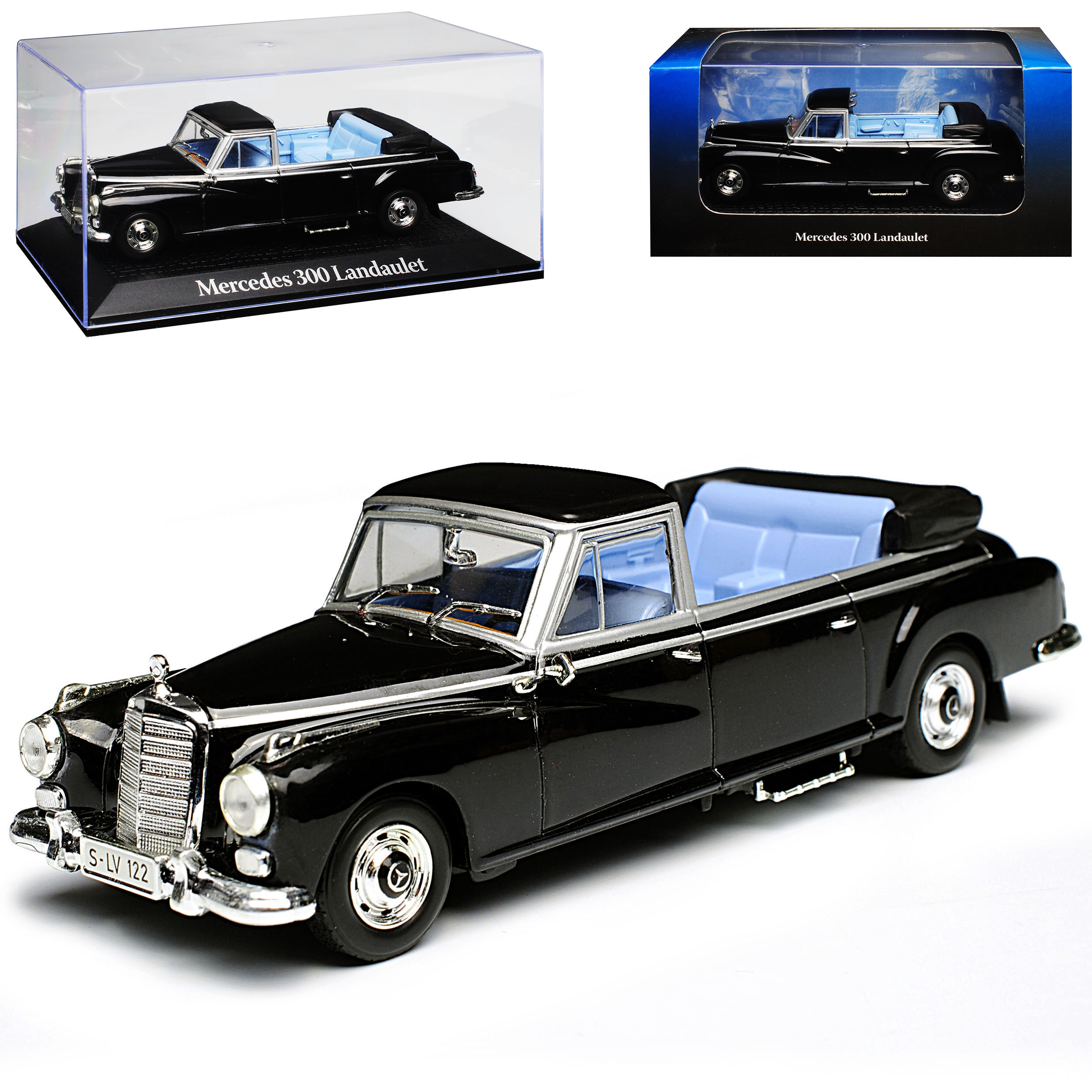 Mercedes-benz 300 Landaulet Adenauer 1963 1/43 Atlas Model Car