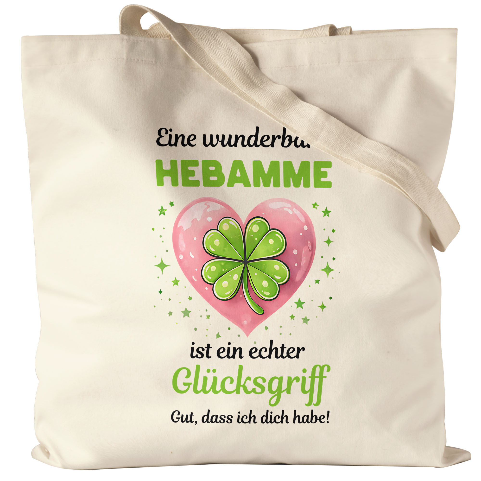 Image of A Wonderful Midwife Is A Real , Glad I Have You, Natural Tote Bag, Thank You - Jute Bag, Tote Bag.