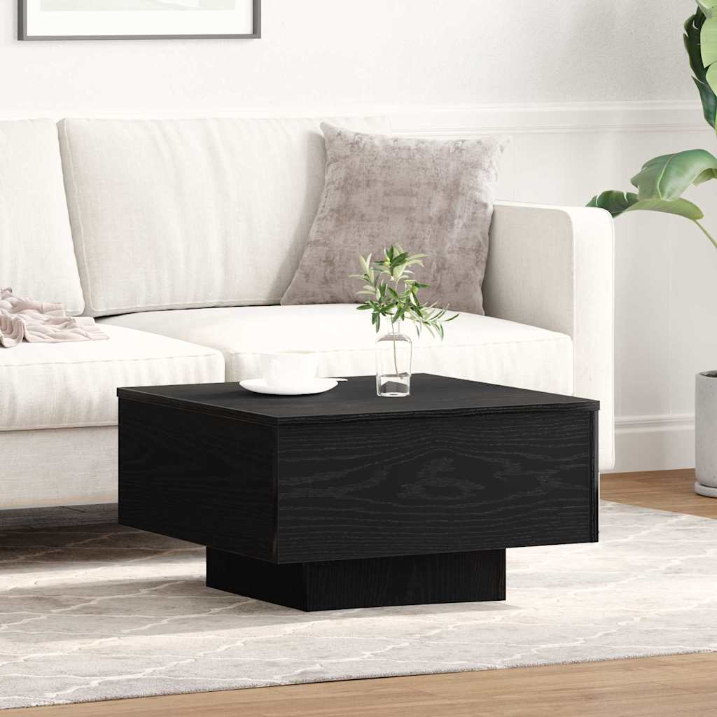 Image of Coffee Table 55x55 Cm Made Of Wood-based Material In , Durable , Living Room Furniture, Stylish Interior Design, Perfect For Decorating, Contemporary And Compact.