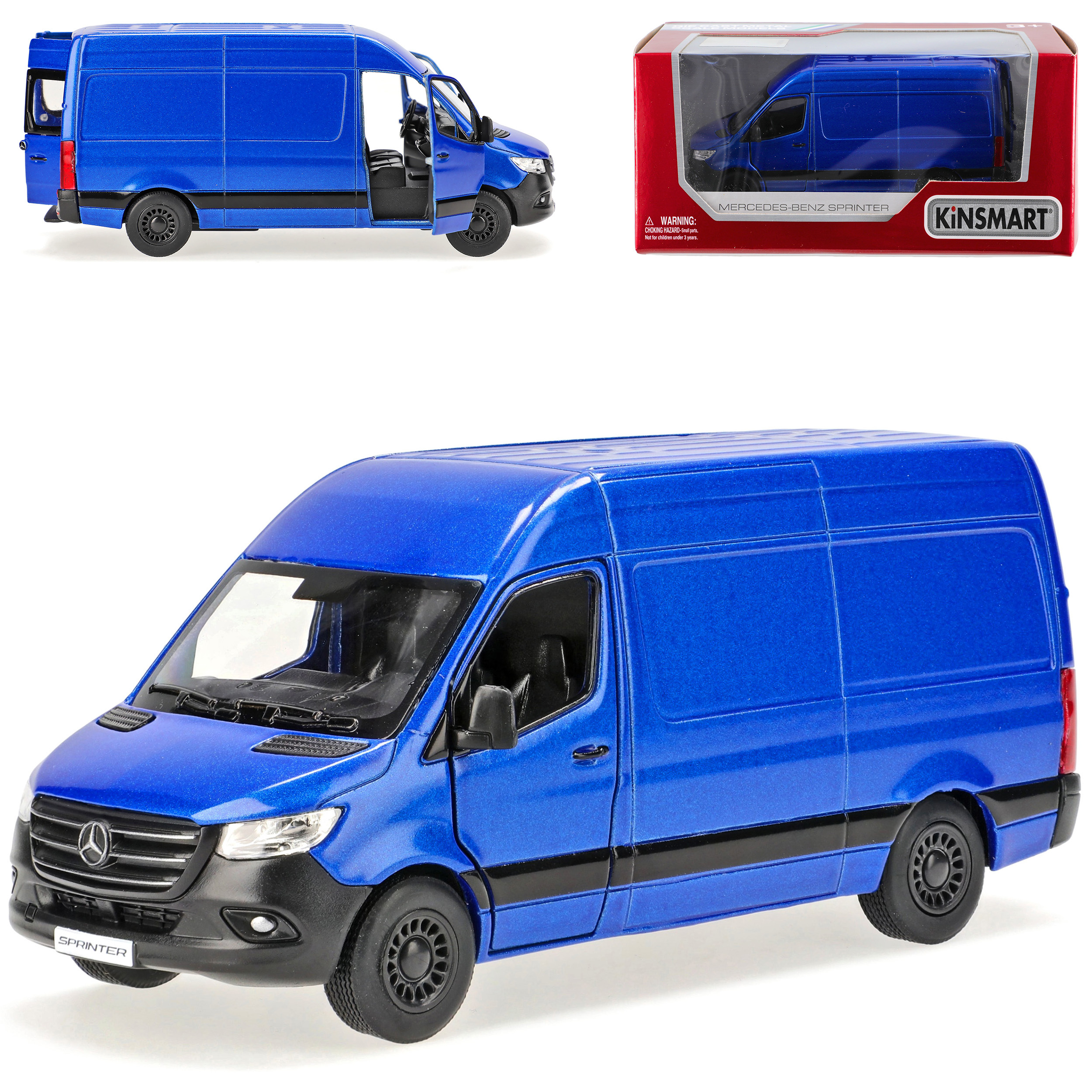 Mercedes- Cs30 W907 W910 Blue 3rd Generation From 2018 . 1/43 1/36 Model Car