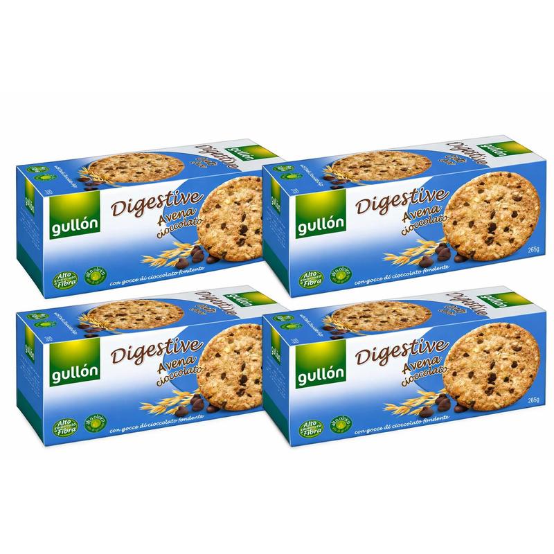 Image of Gullón Digestive Oat Chocolate Biscuits 4 X 265g