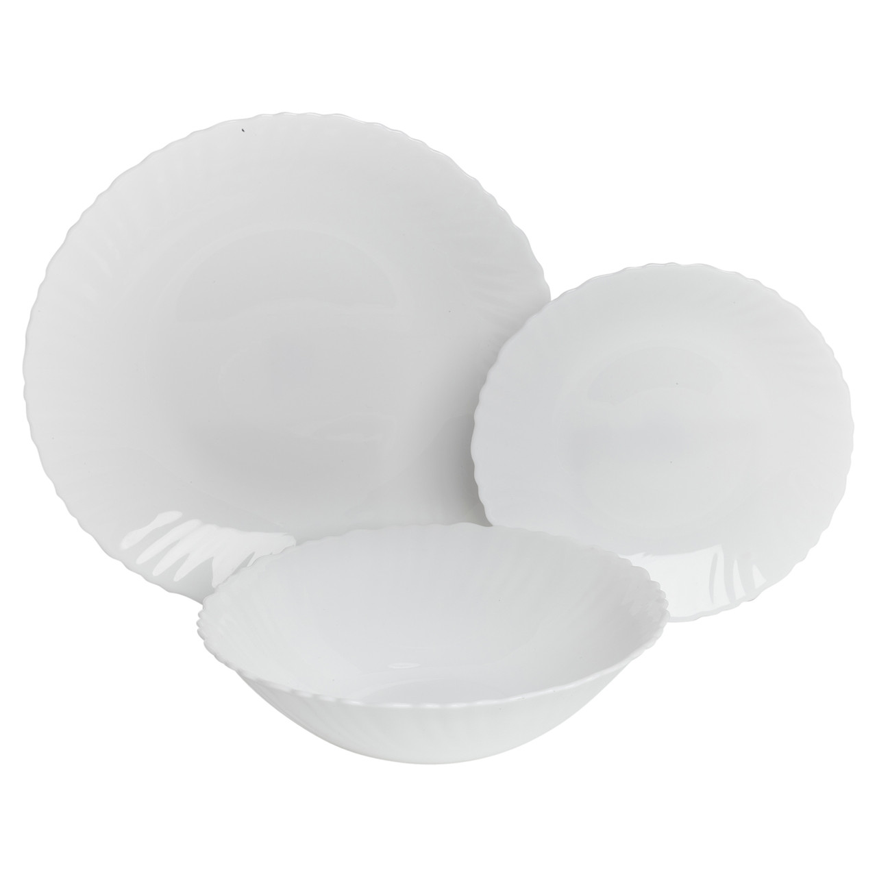 TEMU 12-pc Wavy Dinnerware Set