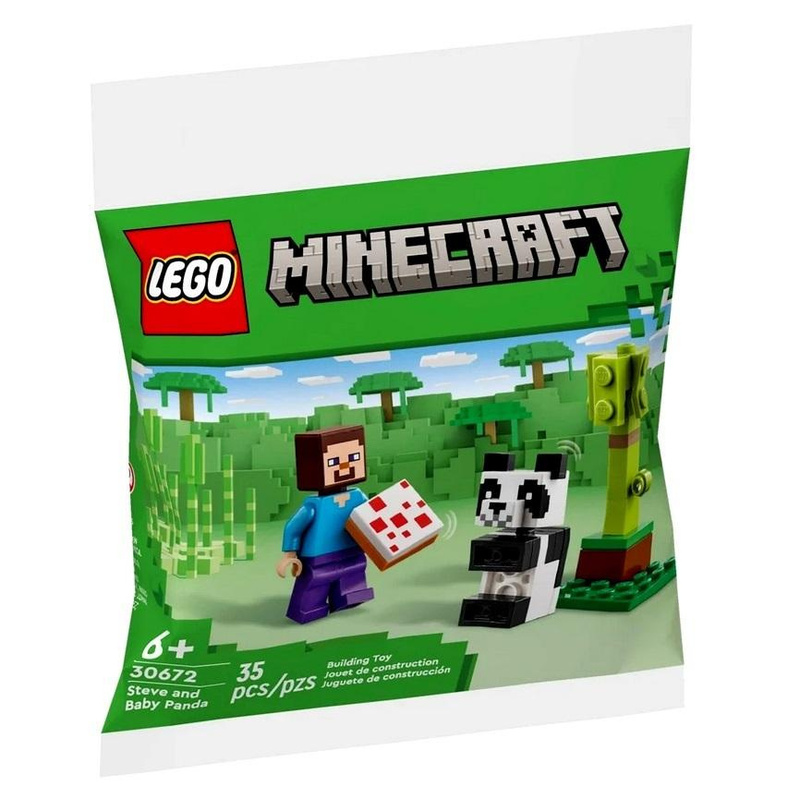 TEMU LEGO MINECRAFT 30672 i Mała Panda