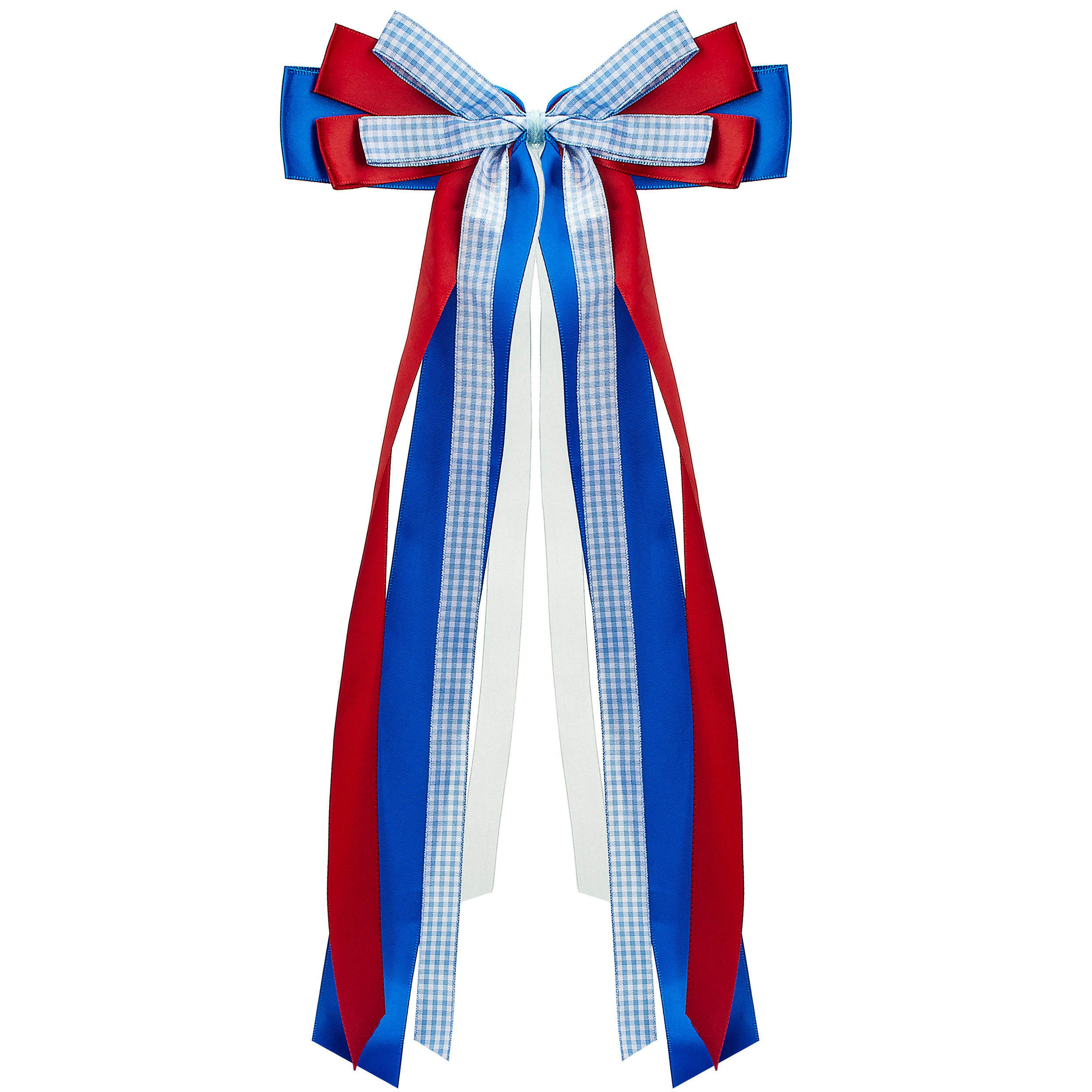 Large 3-d Bow - 24 Cm Wide & 47 Cm Long - " - Car" - Gift Bow / Ribbon With Elegant Satin Ribbons, Tulle & Craft Ribbon - For Gifts