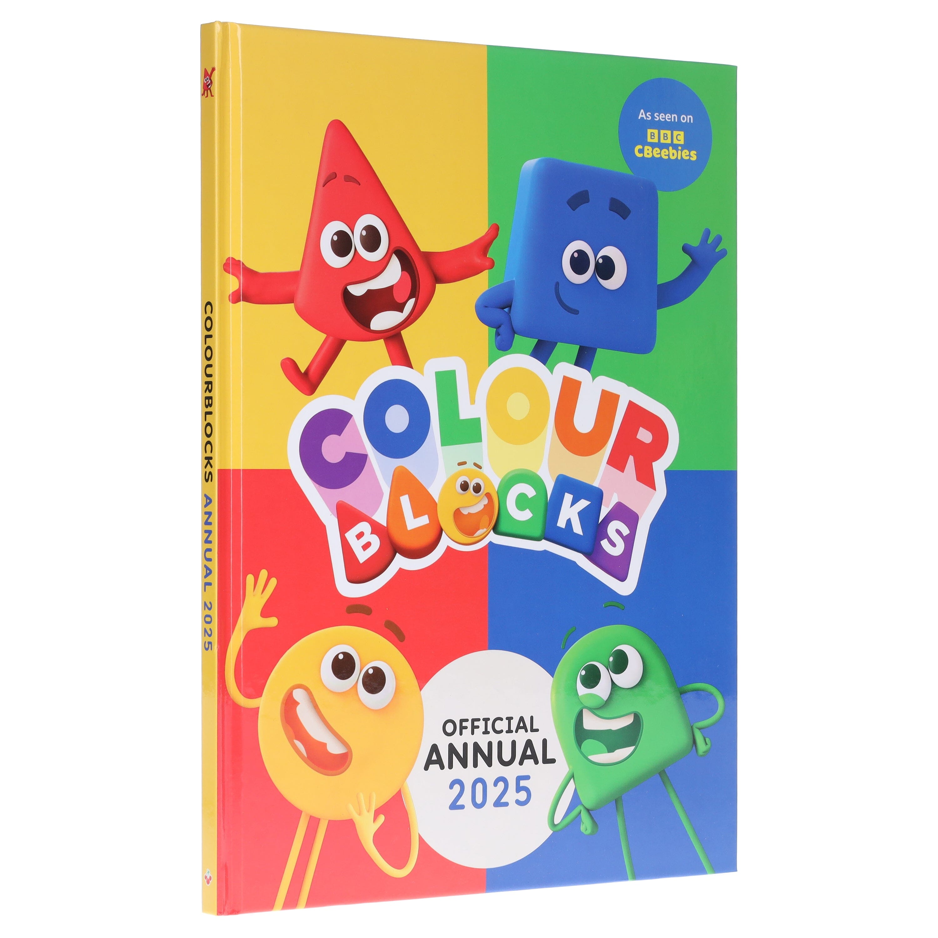 TEMU Colourblocks Annual 2025: By Sweet Cherry Publishing - Ages 3-5 - Hardback, Fun Puzzles, Stories, Games, And Mixing Colours