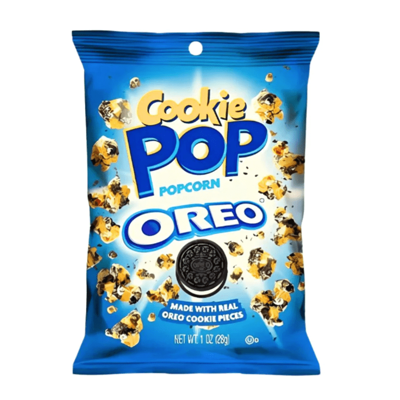 Candy Pop Popcorn 28g - Sweet Popcorn With Cookie Pieces
