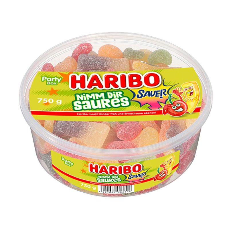 Haribo Nimm Dir Sour Fruit Gummies, 750 G