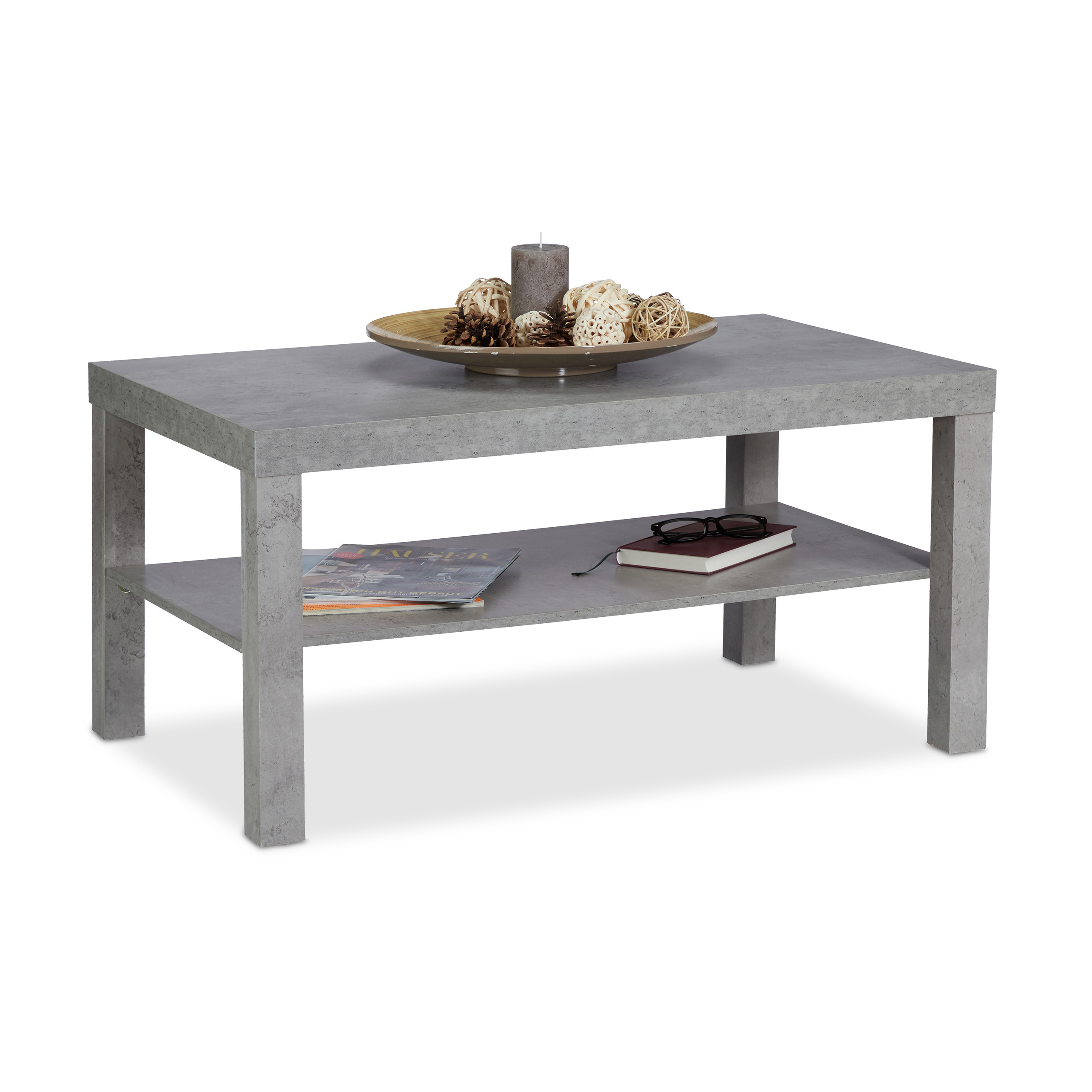 Coffee Table In Gray - (w)90 X (h)45 X (d)55 Cm