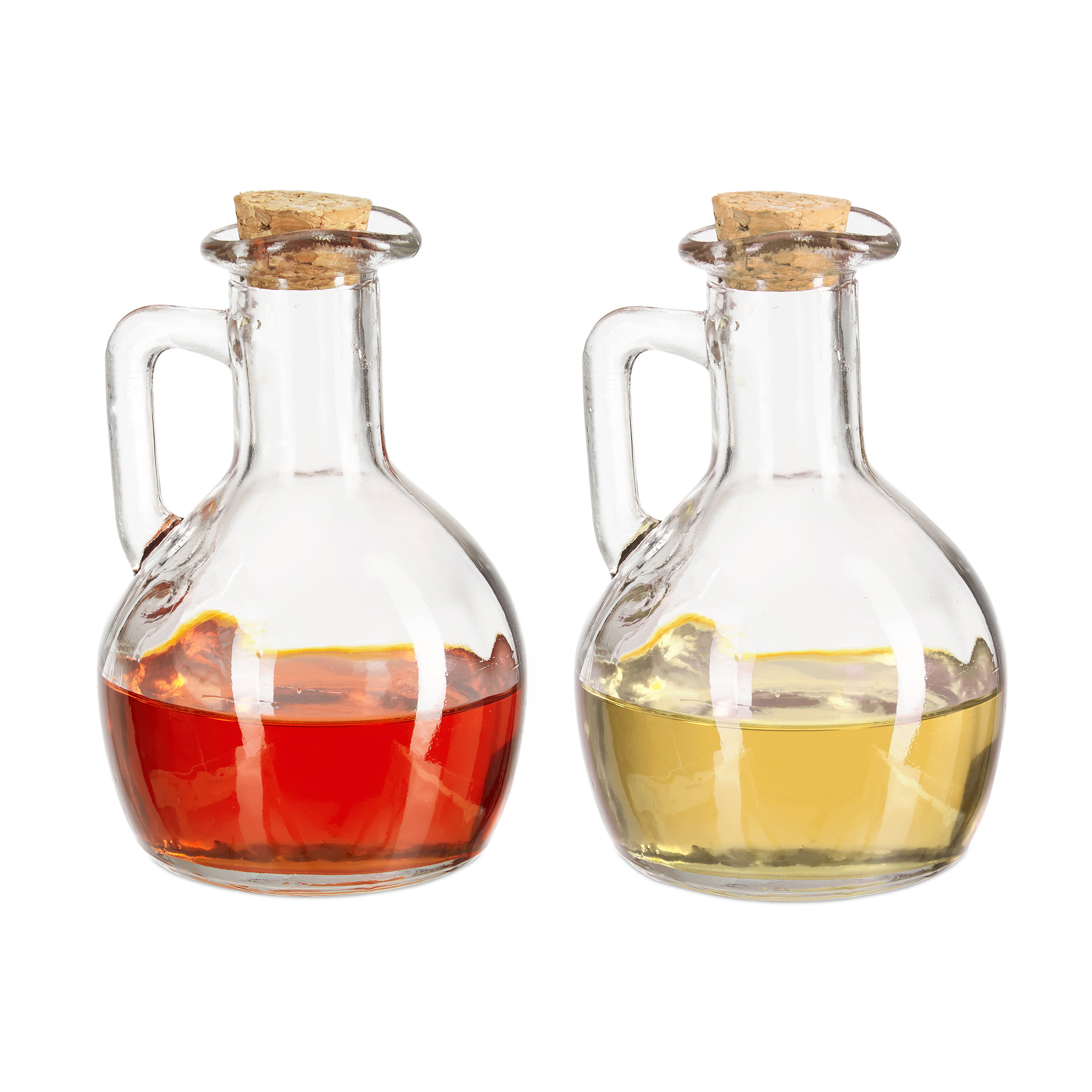 2pcs Set: Vinegar Jug In Transparent
