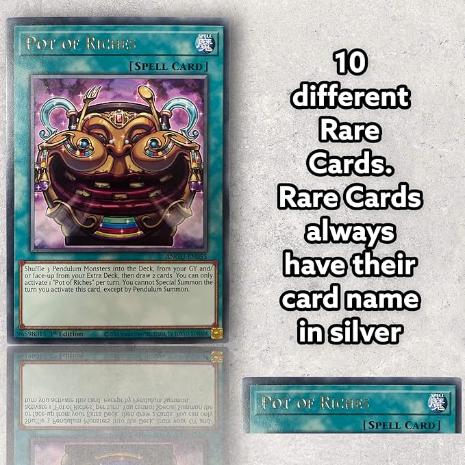 YU-GI-OH! Collection Set - 100 English Cards (85 Common / 10 Rare / 5 Holo) + 1X Random Current 1St Edition Booster - with Magicians Or Dragons!