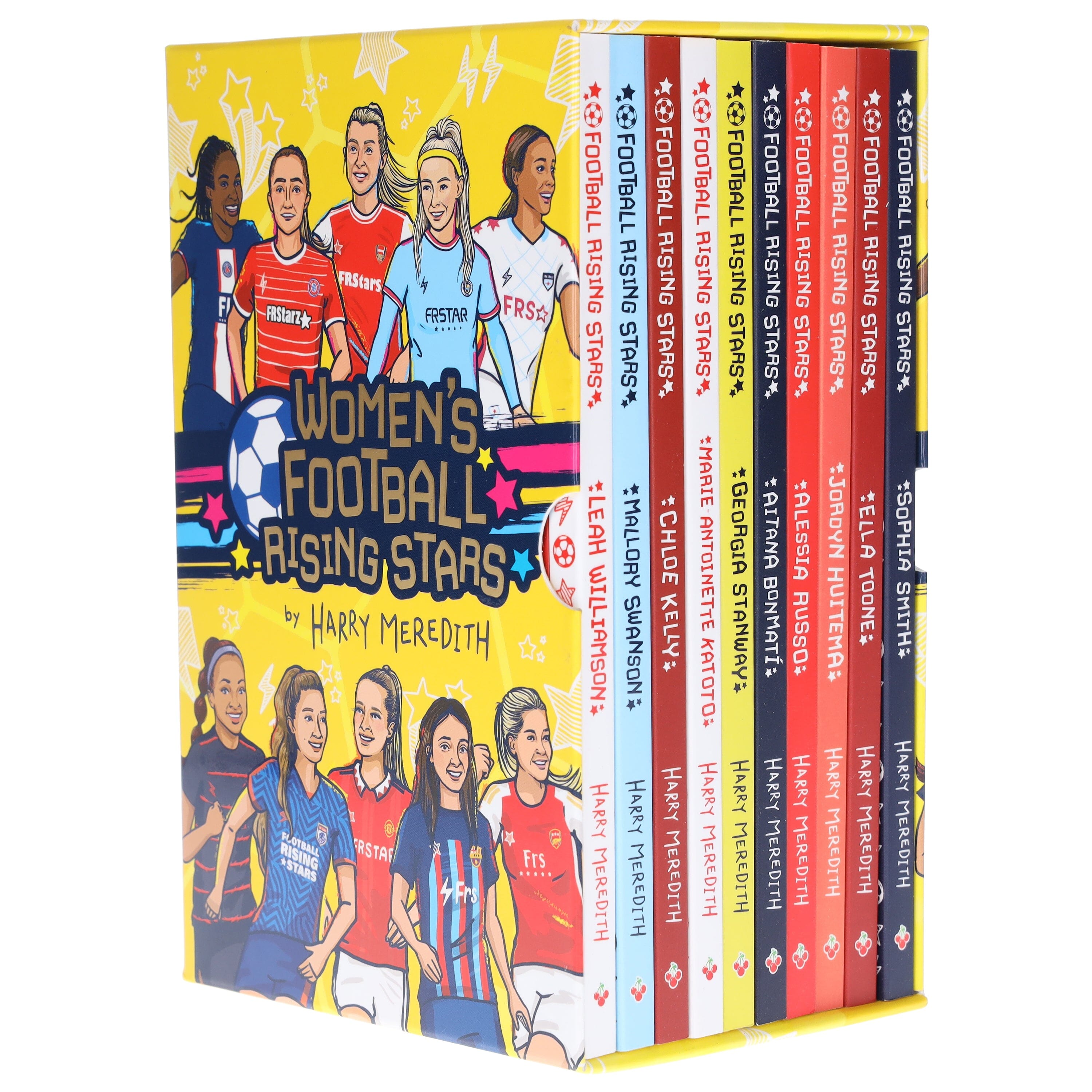 TEMU Women's Football Rising Stars By Harry Meredith: 10 Books Collection Box Set - Ages 7-9 - Paperback