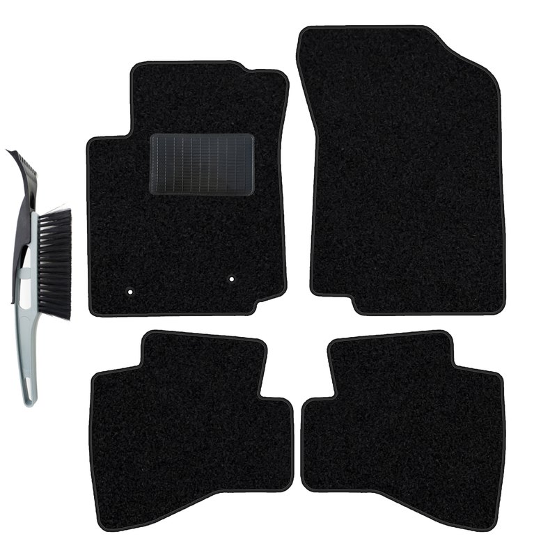 Velvet Car Mats Set Compatible With Aygo Ii 2014-2021