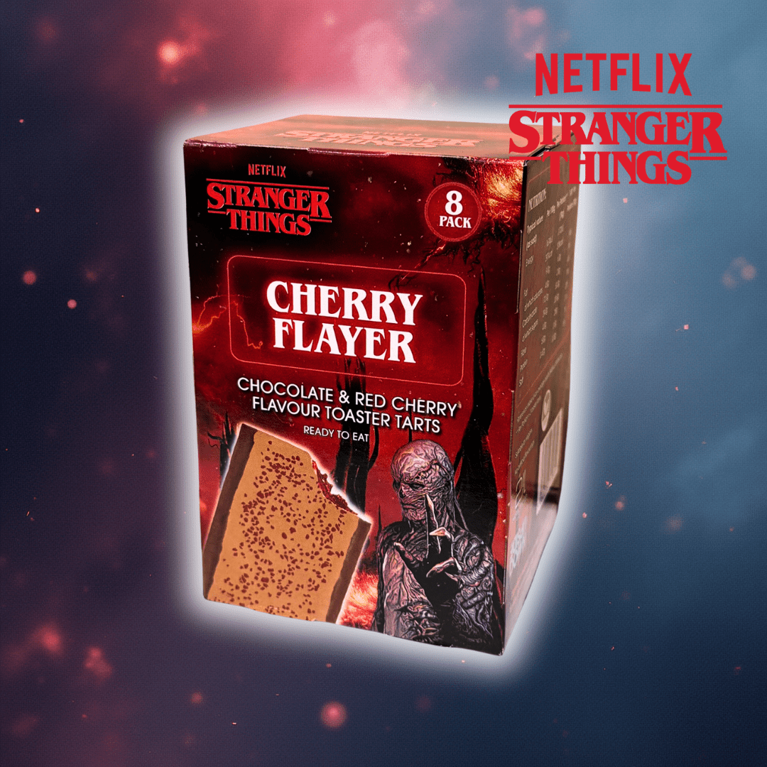 E-shop Stranger Things Toasting Tarts mit Schokoladen- & roten Kirsch-Geschmack (8er-Pack)