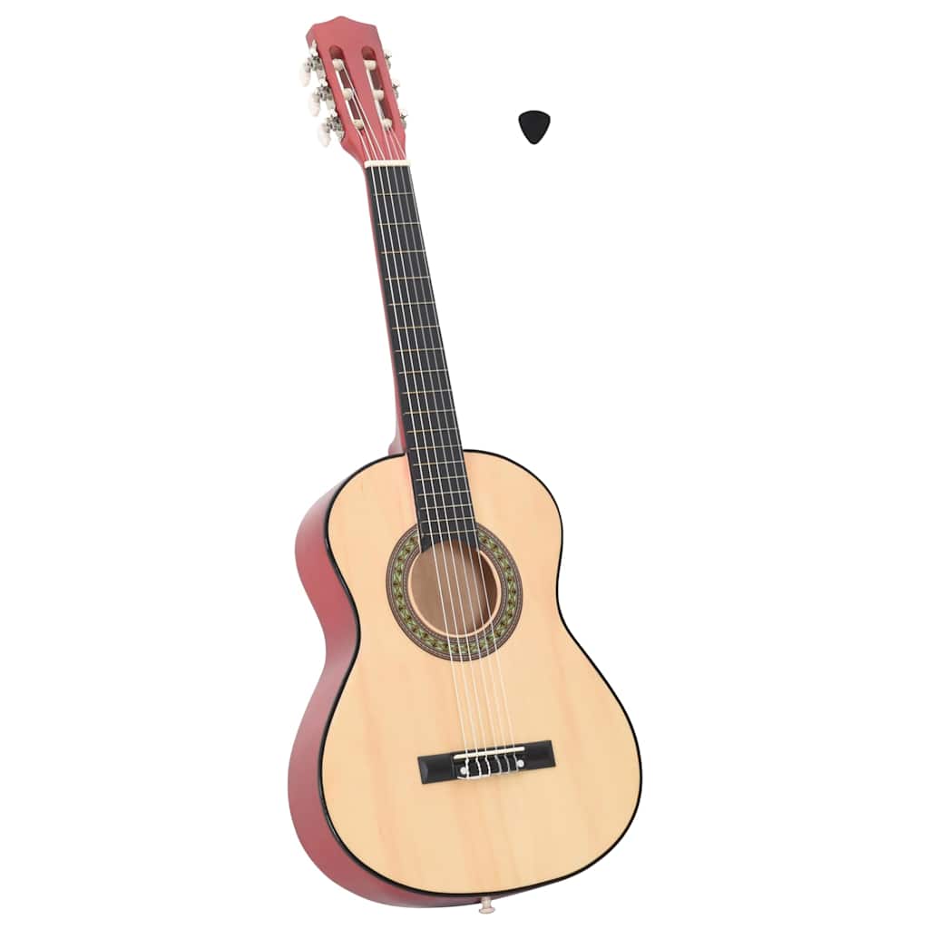 Image of Electric Guitar For Kids And Beginners 1/2 34" Concert Guitar, Classical Guitar, String Instrument, Children's Guitar, Linden Wood