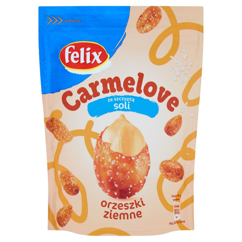 Caramelized Felix Orzeszki Earth Potatoes In Caramel With A Pinch Of Salt 160 G