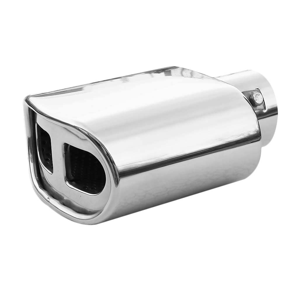 Image of Stainless Steel Exhaust Tip, Sport Exhaust, Exhaust Tip Cover, Exhaust Tips, Universal Exhaust Pipe Tip, Chrome