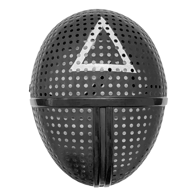 TEMU Masque en plastique gardien de jeu symbole triangle adulte