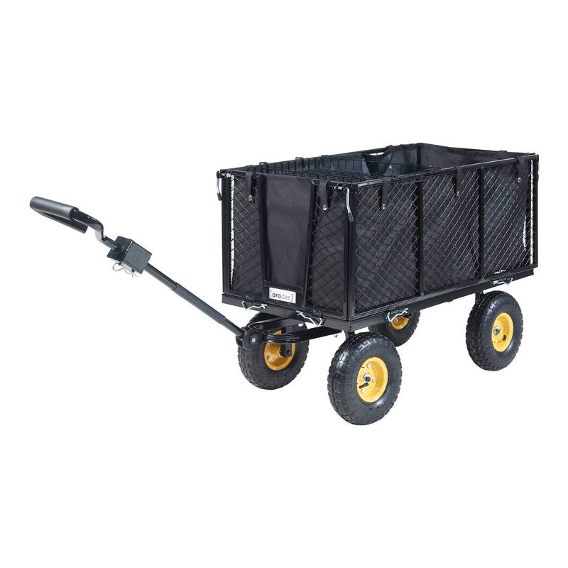 Image of Handcart ‘corropoli Steel 112 X 51 Cm Max. 550 Kg Black/yellow’