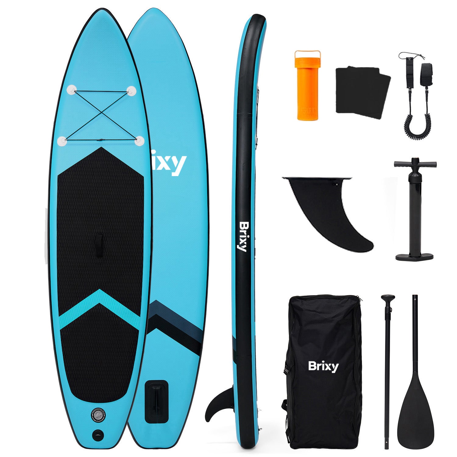 Sup Board - Opblaasbaar Paddle Board - Complete Set - 320 Cm - Max. 150 Kg - Turquoise