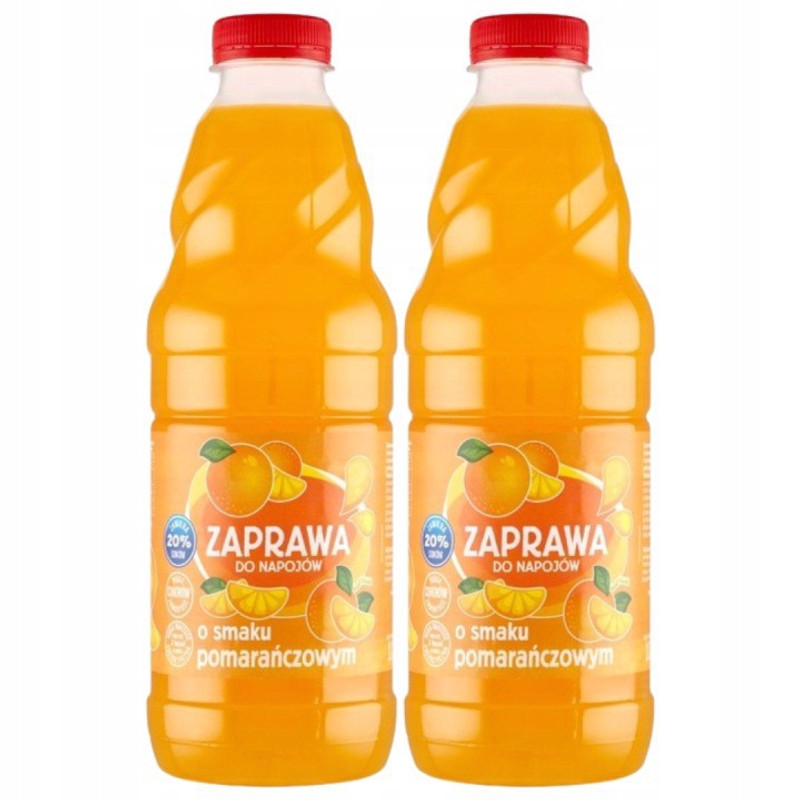 Image of Orange-flavored Drink Mix 1 L X 2 Pcs