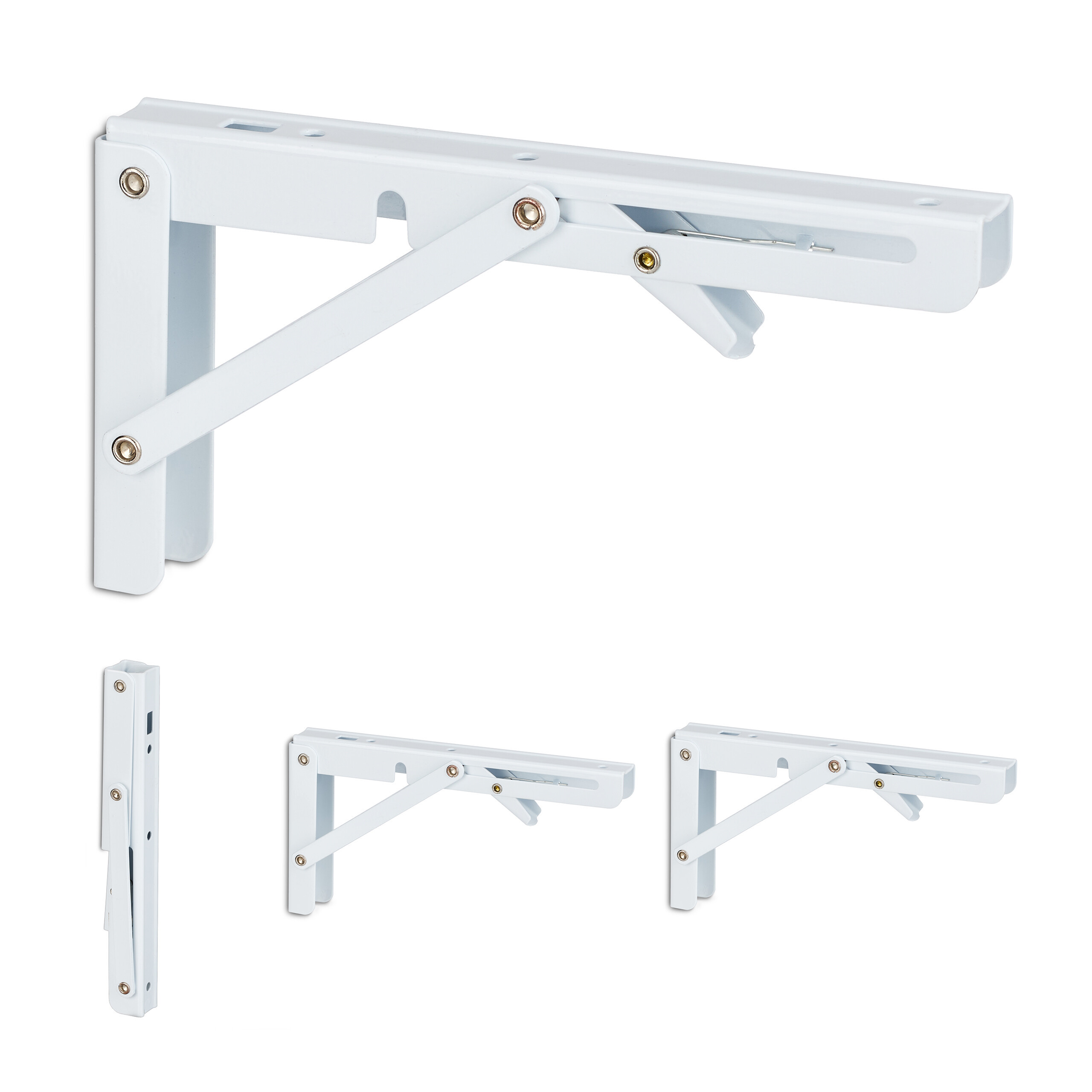 4 X White Coat Racks