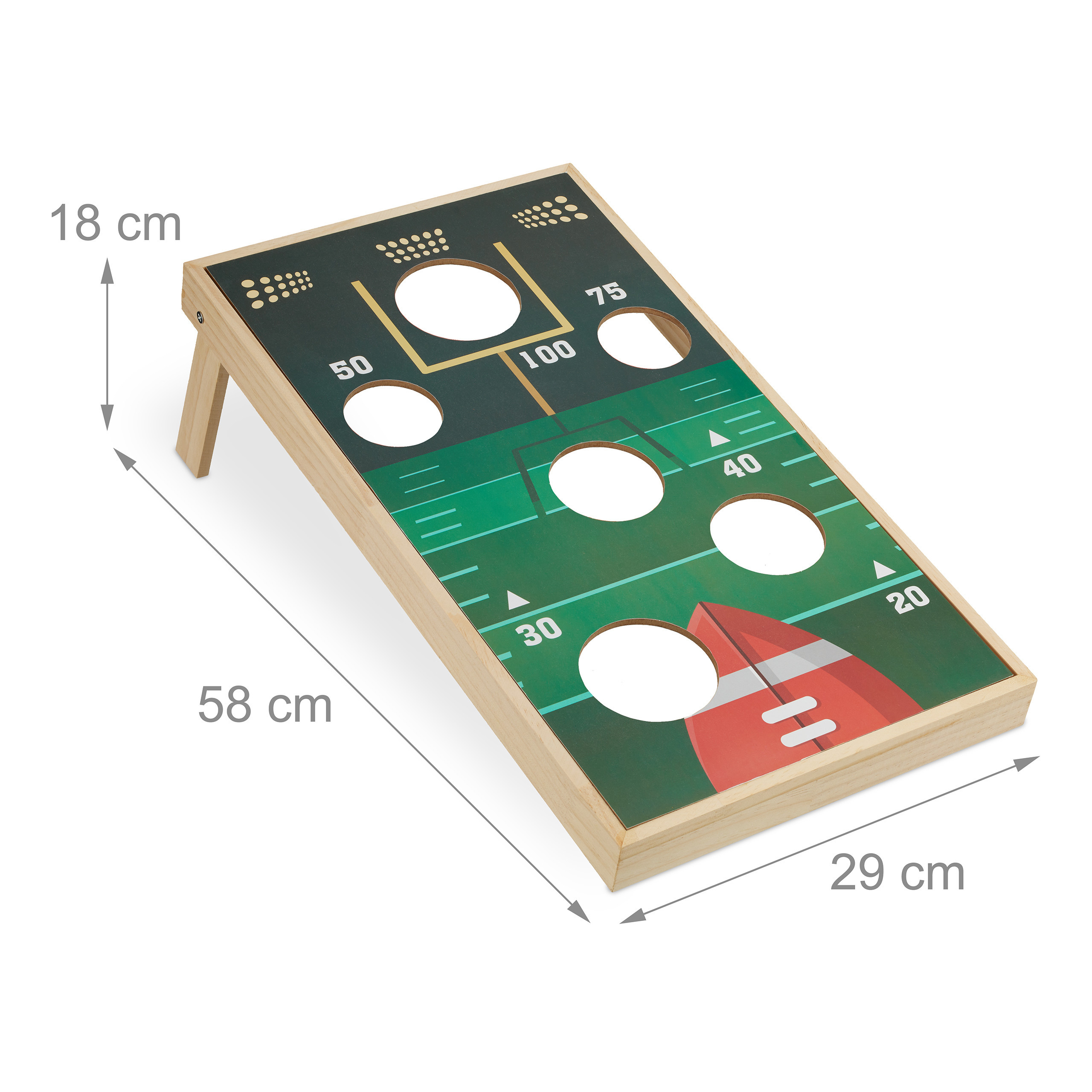 11-Piece Colourful Cornhole Set for Outdoor Fun