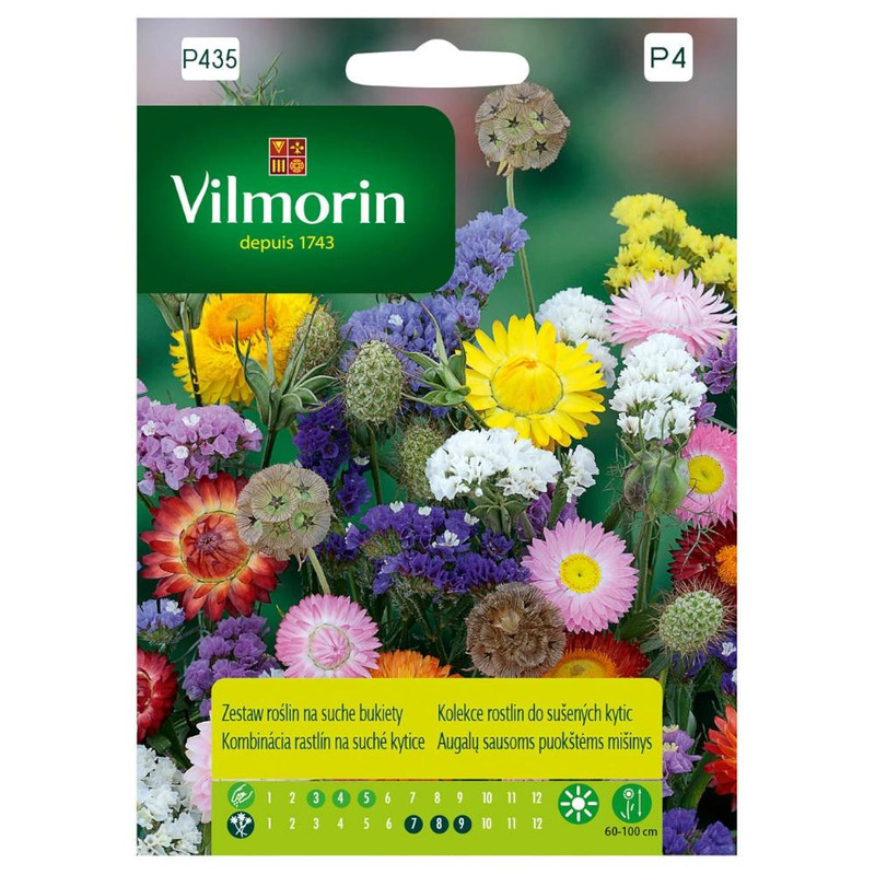TEMU Vilmorin 2g Dried Flower Seed Kit For Bouquets
