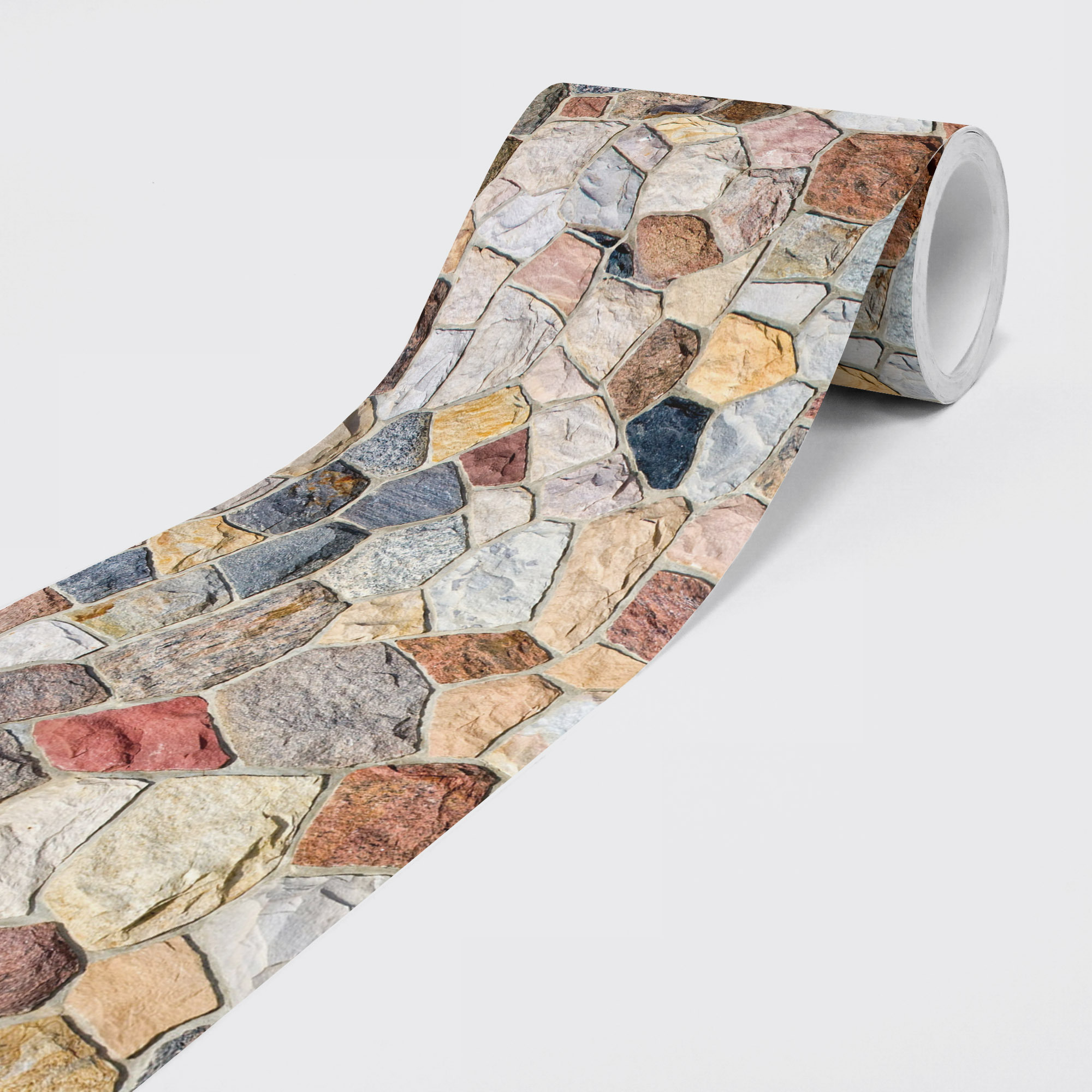 Image of Self-adhesive Stone Mosaic Border Felt Tape, 15 Cm X 5 M