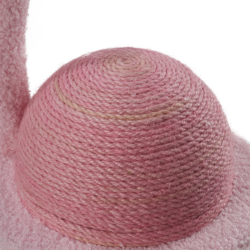Pink Flamingo Cat Scratching Ball, Sisal Material Decorative Display