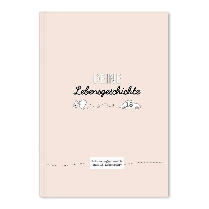 Image of Your Life Story - Book - Memory Album Up To Age 18 (light Pink) - Cupcakes & Kisses - 160 Pages - German - 2021 - Nova Md - Ean 9783969664742