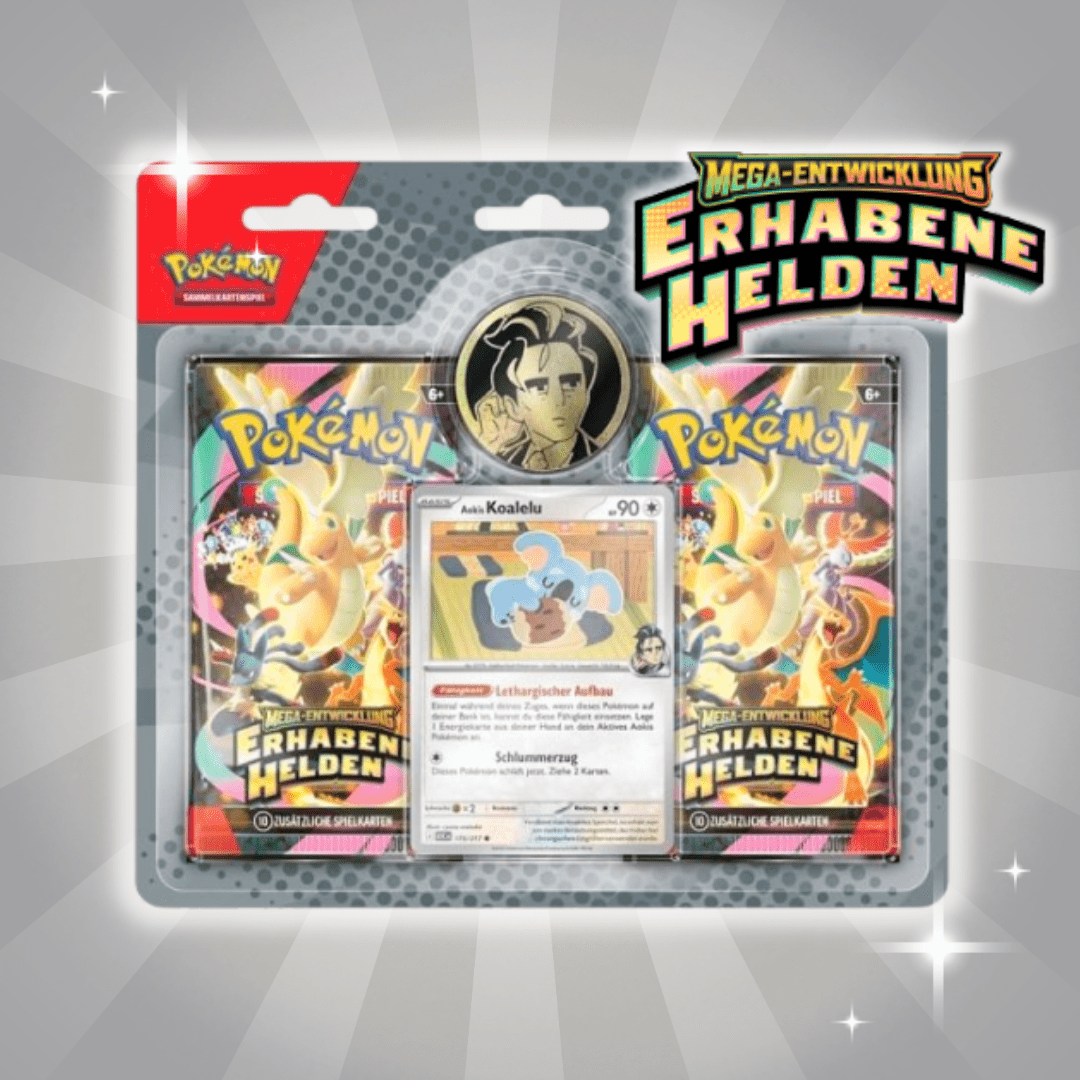 Pokémon Me02.5 – Collection (gray) | 2 Booster Packs | German | Mega Evolution