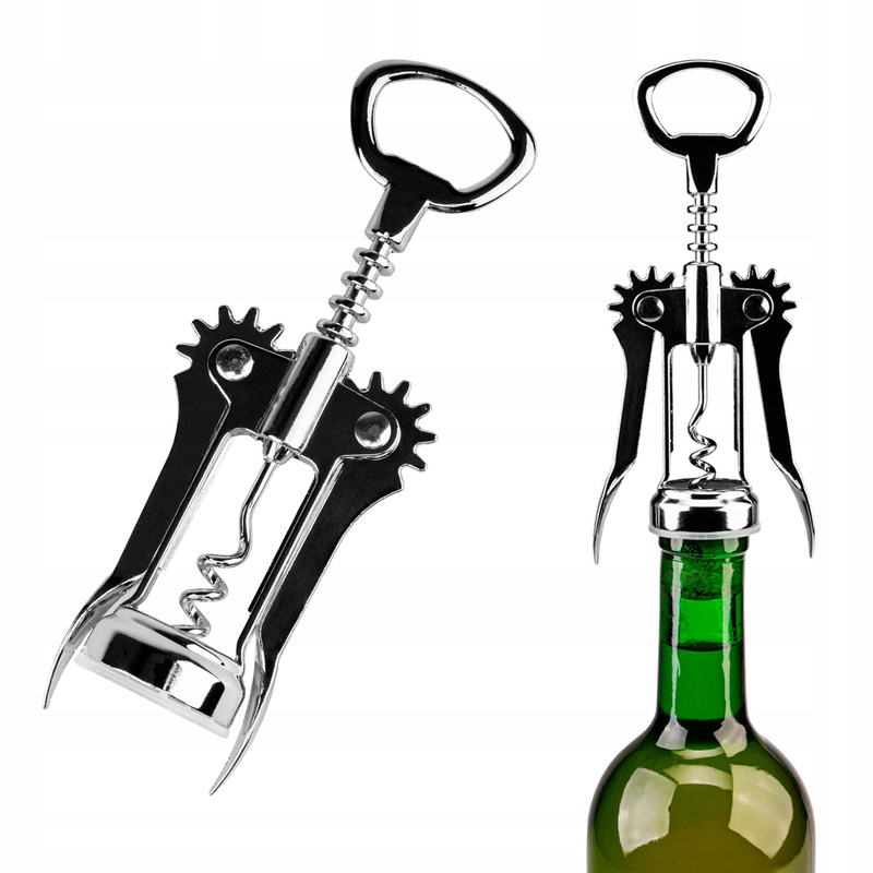 TEMU Traditional Metal Wine Bottle Cork Opener Solid Durable
