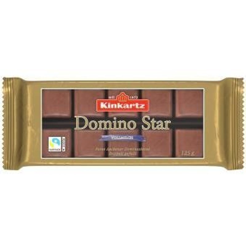 Image of Domino Star Whole Milk Chocolate 125g