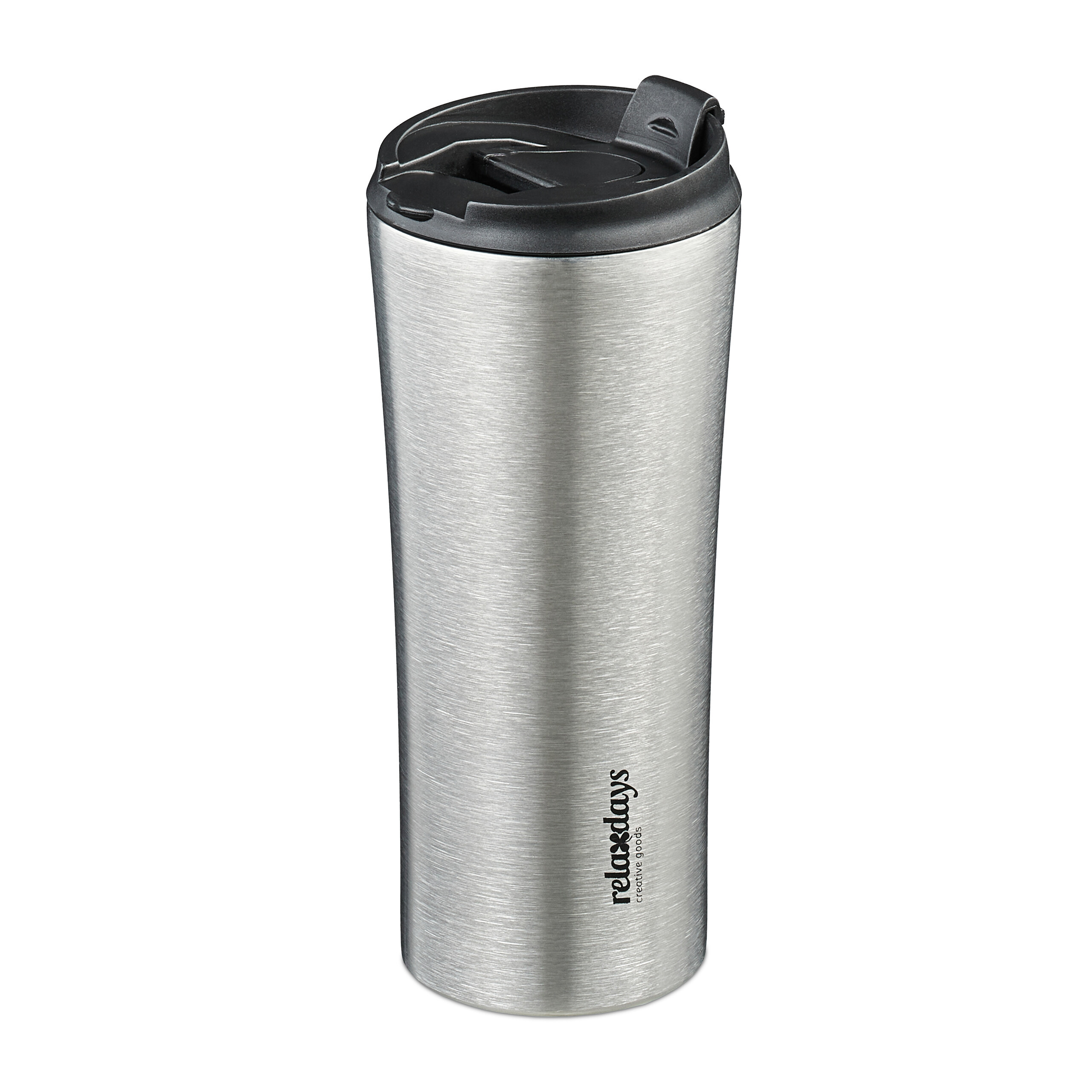 Thermocup In Silver/ Black - 400 Ml